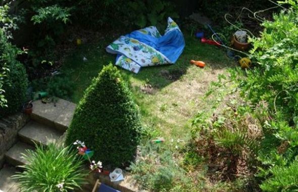 Family Garden with a Lawn in Crouch End