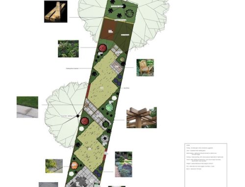 A back garden in Bowes Park, London N11